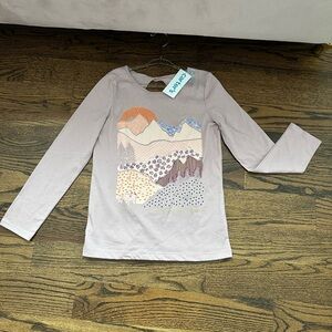 Carter’s Adventure is Waiting  Long sleeve Puffy Paint Top Girls size 8